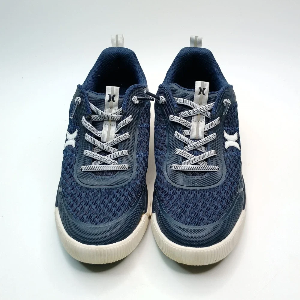 Hurley Exeter Sneaker Men Size 8 Navy Mesh Lightweight Athletic Shoes